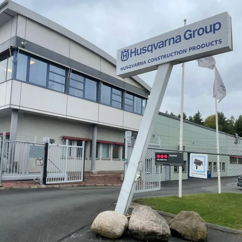 Rektron på besök hos Husqvarna Construction i Jönköping