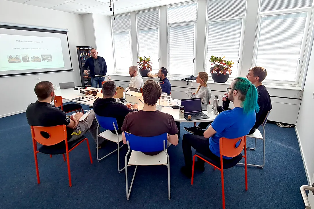 Internutbildning på Rektrons kontor i Stockholm