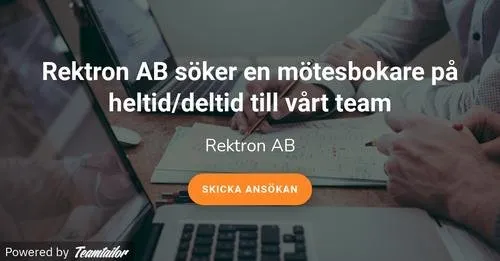 Vi söker en mötesbokare på heltid/deltid